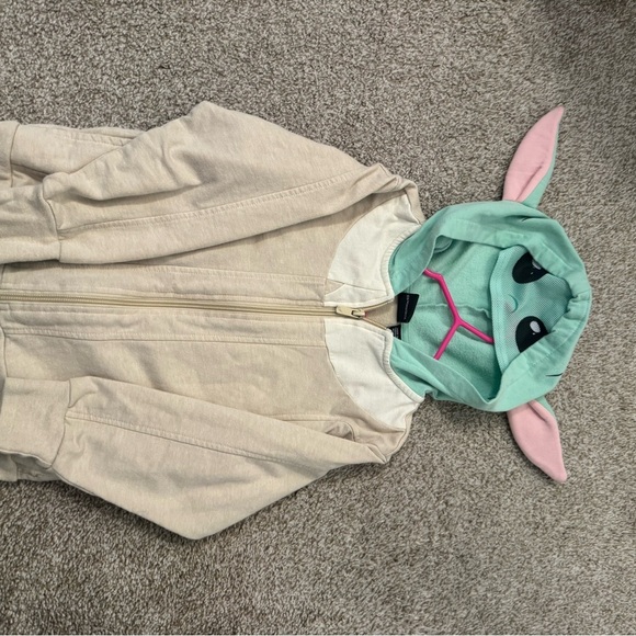 Star Wars baby Yoda Kids Boys Hoodie sz xs 4/5 - Picture 6 of 6